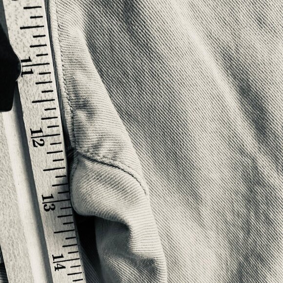 Gap Womens 12 Loose Khaki Pants Cotton Casual Wide Leg “Moonstone” Y2K Comfy - Picture 8 of 16